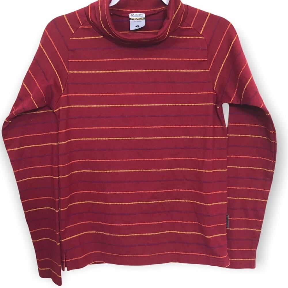 Columbia Titanium Striped Long Sleeve Pullover